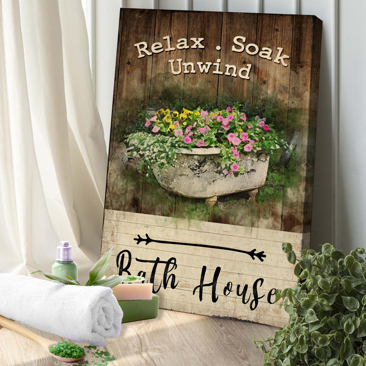 Relax Soak Unwind Sign VII