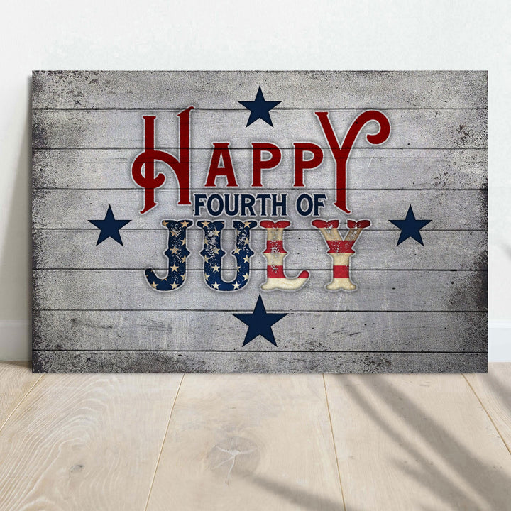 Happy Fourth Of July Sign