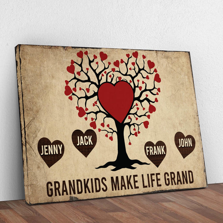 Grandkids Make Life Grand Sign