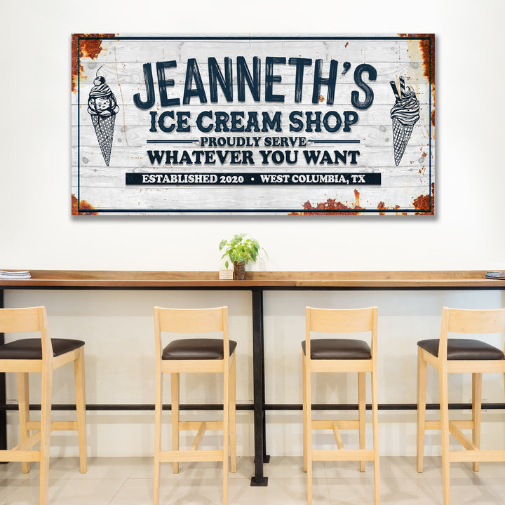 Ice Cream Shop Sign