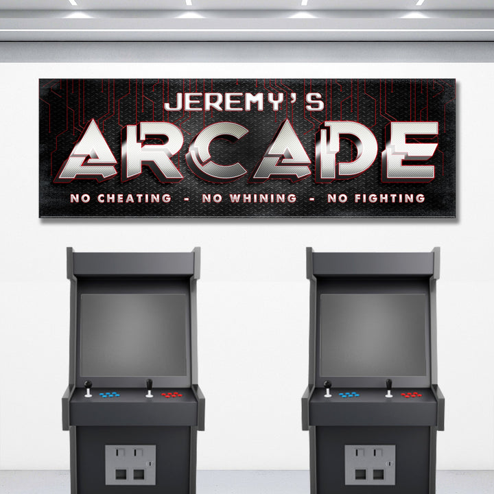 Arcade Family Sign