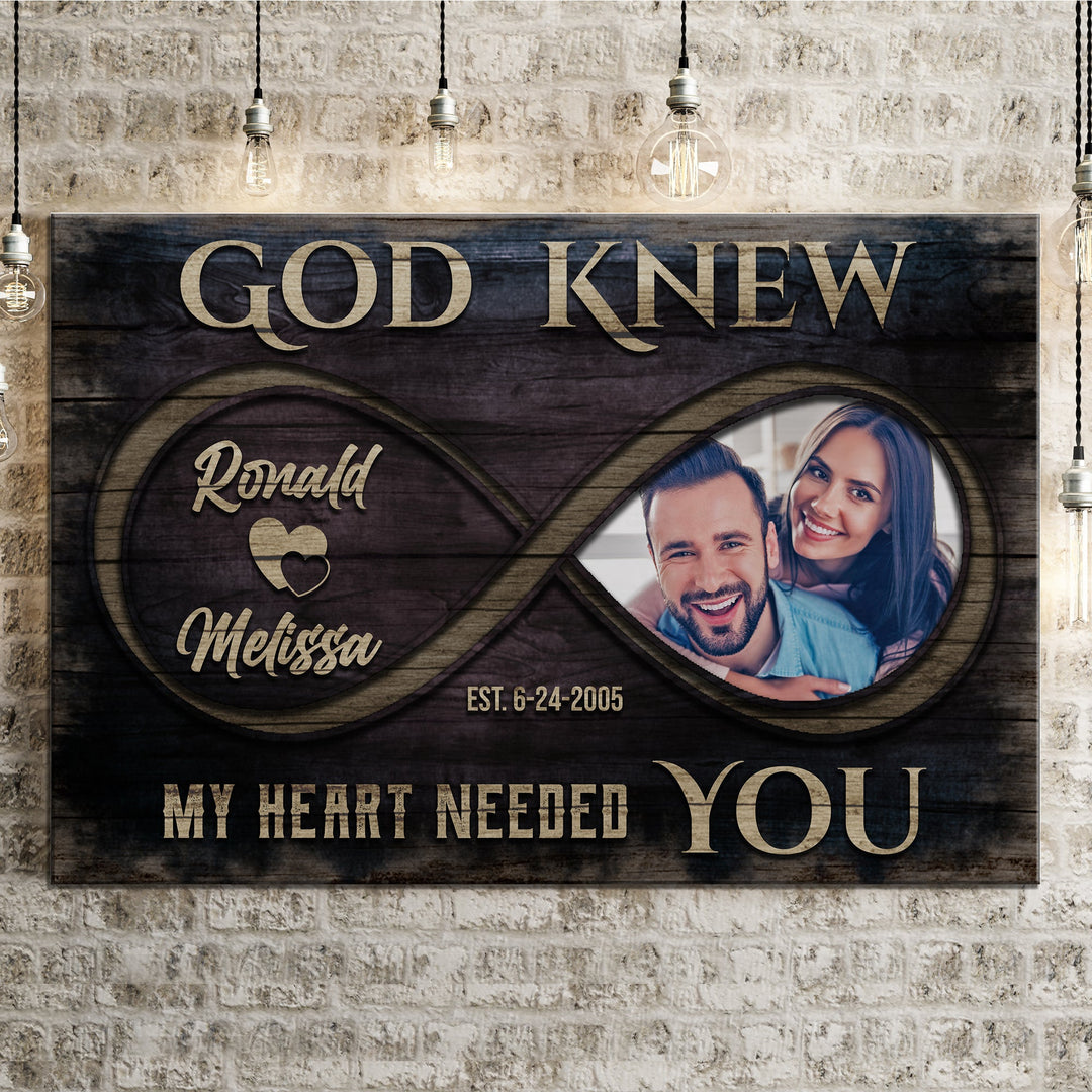 God Knew Couple Sign II