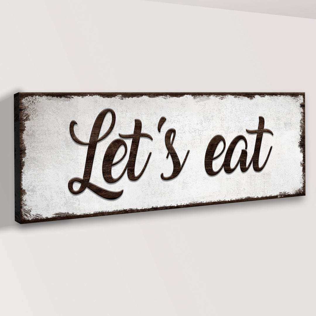 Let's Eat Sign