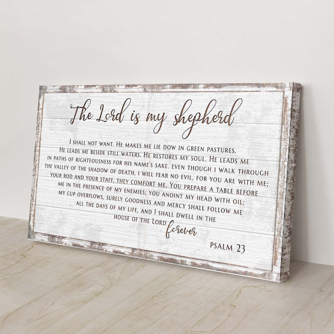 Psalm 23 - The Lord Is My Shepherd Sign III