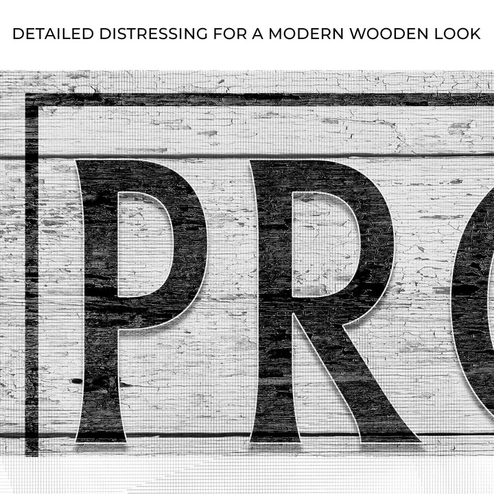 Progress Not Perfection Sign