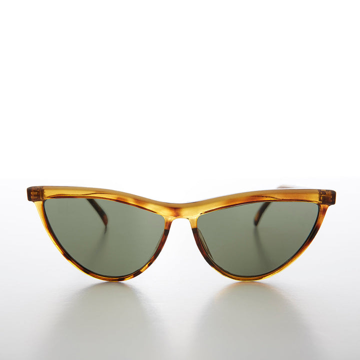Thin Pointed Tip Vintage Cat Eye Sunglass - Tiff