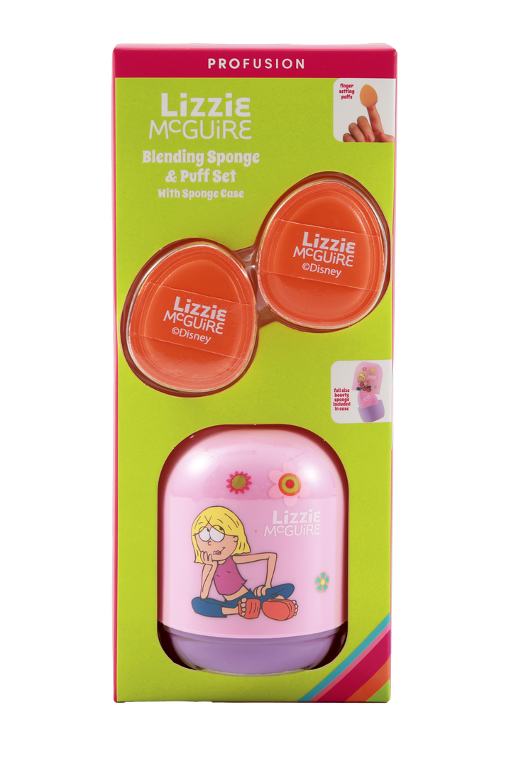 Lizzie McGuire | Totally Together Blending Sponge & Puff Set with Sponge Case