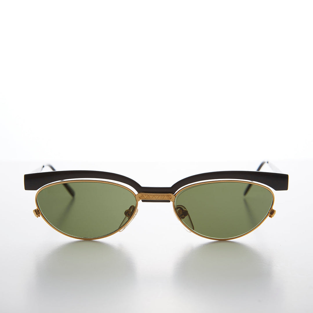 90s Floating Lens Cat Eye Vintage Sunglass - Trina 2