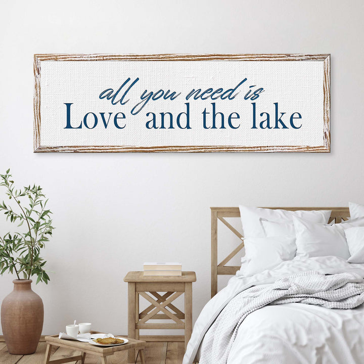 Love And The Lake Sign