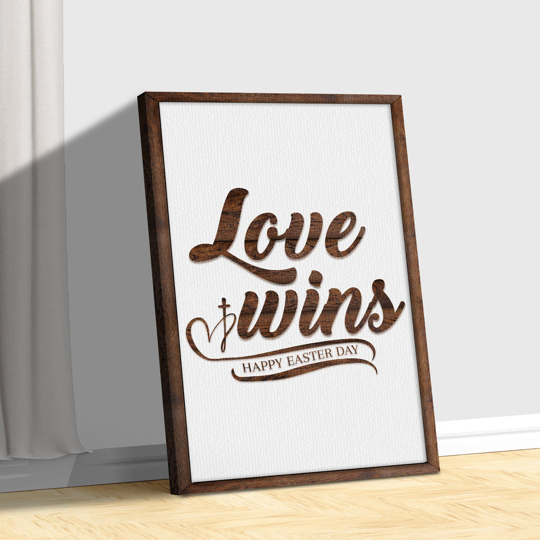 Easter Love Wins Sign