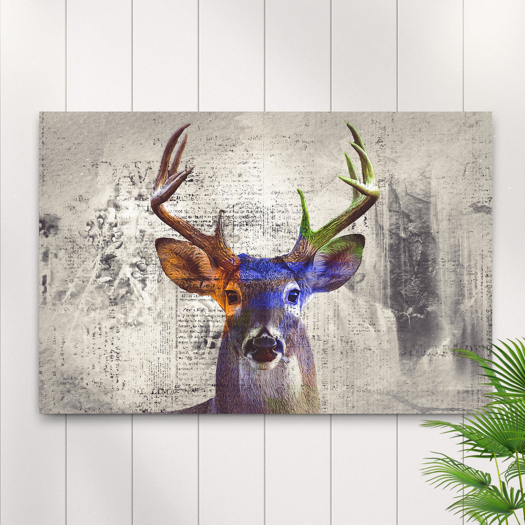 Stunning Deer Canvas Wall Art