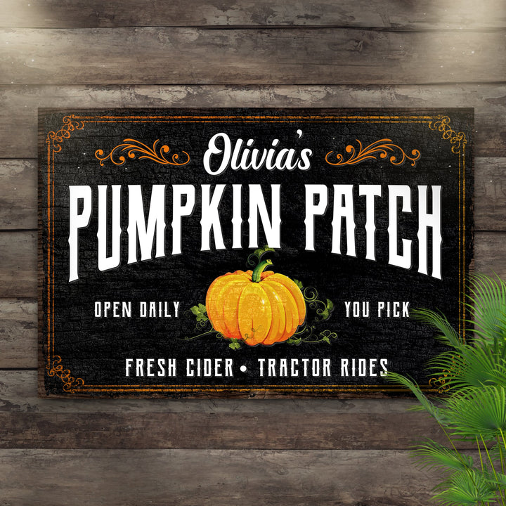 Pumpkin Patch Sign IV