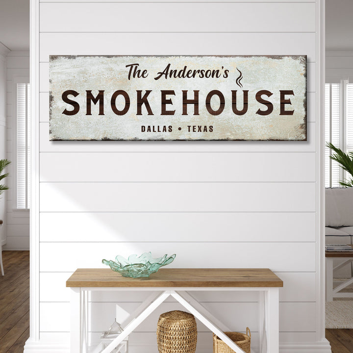Family Smokehouse Sign