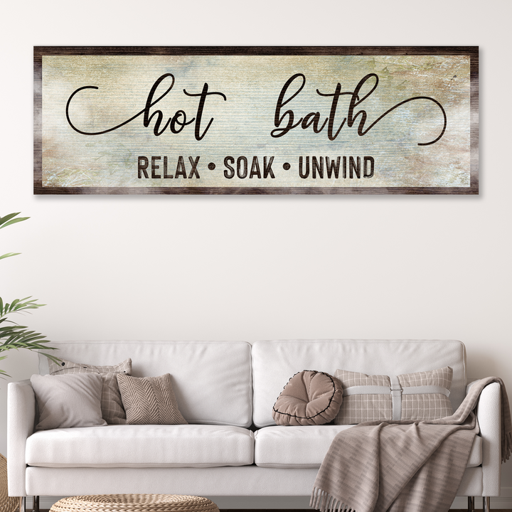 Hot Bath Sign