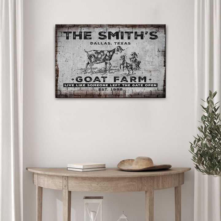 Goat Farm Sign II