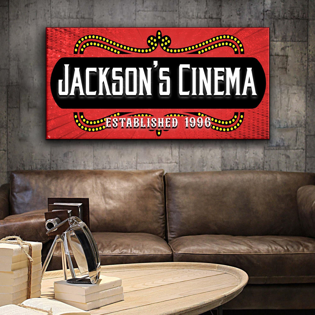 Family Cinema Sign III