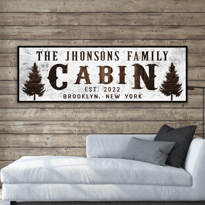 Family Cabin Sign II