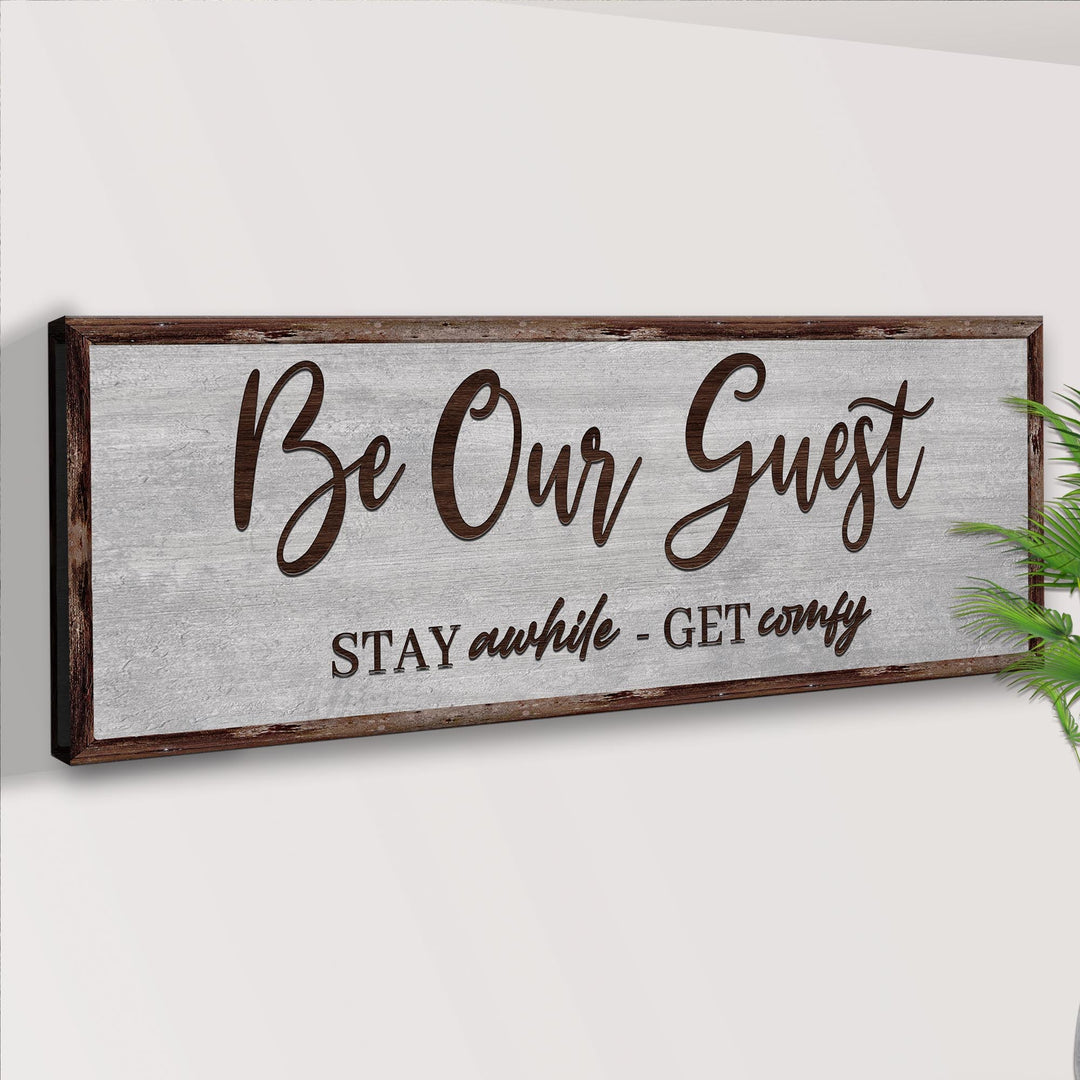 Be Our Guest Sign III