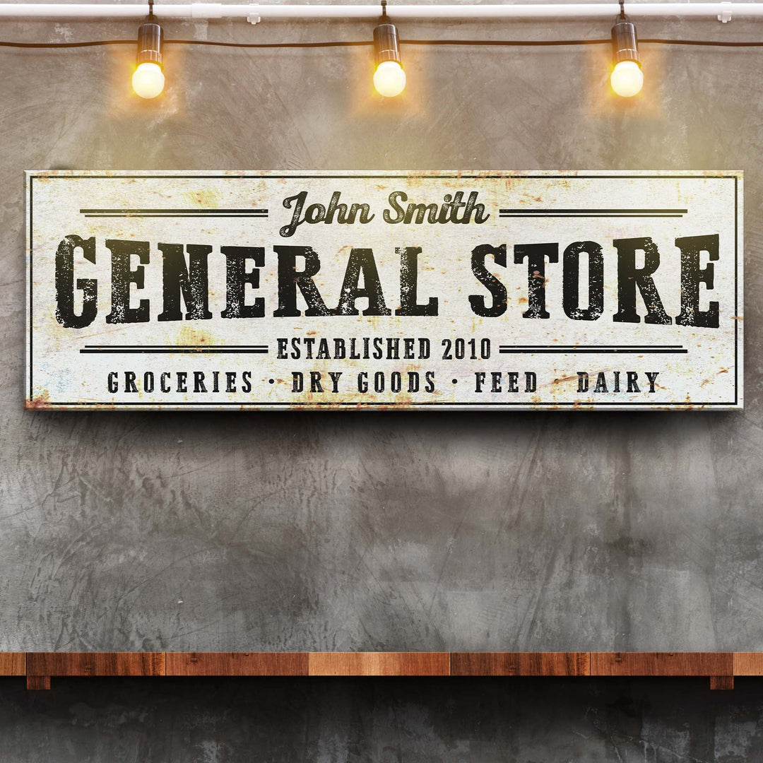 Rustic General Store Sign