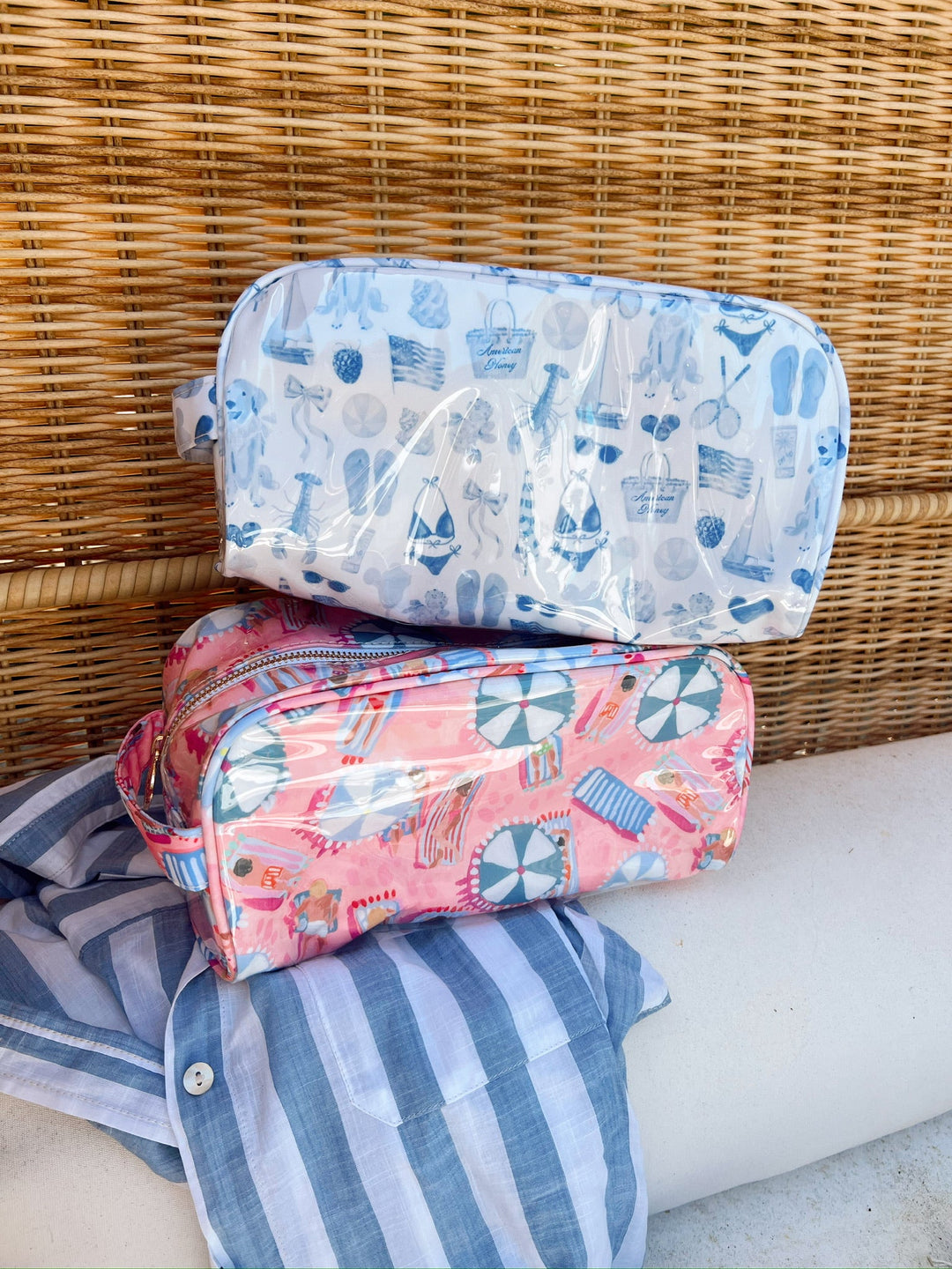 Clear Coat Toiletry Dopp Kit