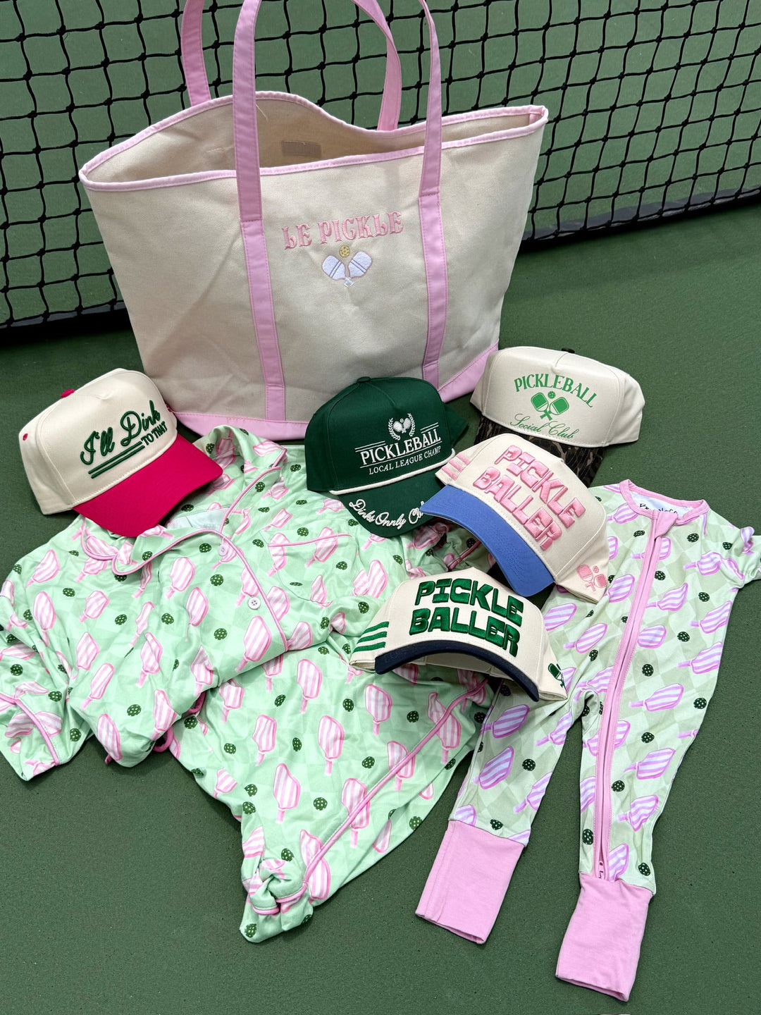 Pickleball Local League - Green Vintage Trucker Hat