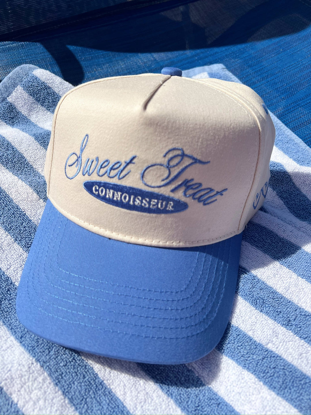 Sweet Treat Connoisseur - Periwinkle Vintage Trucker Hat