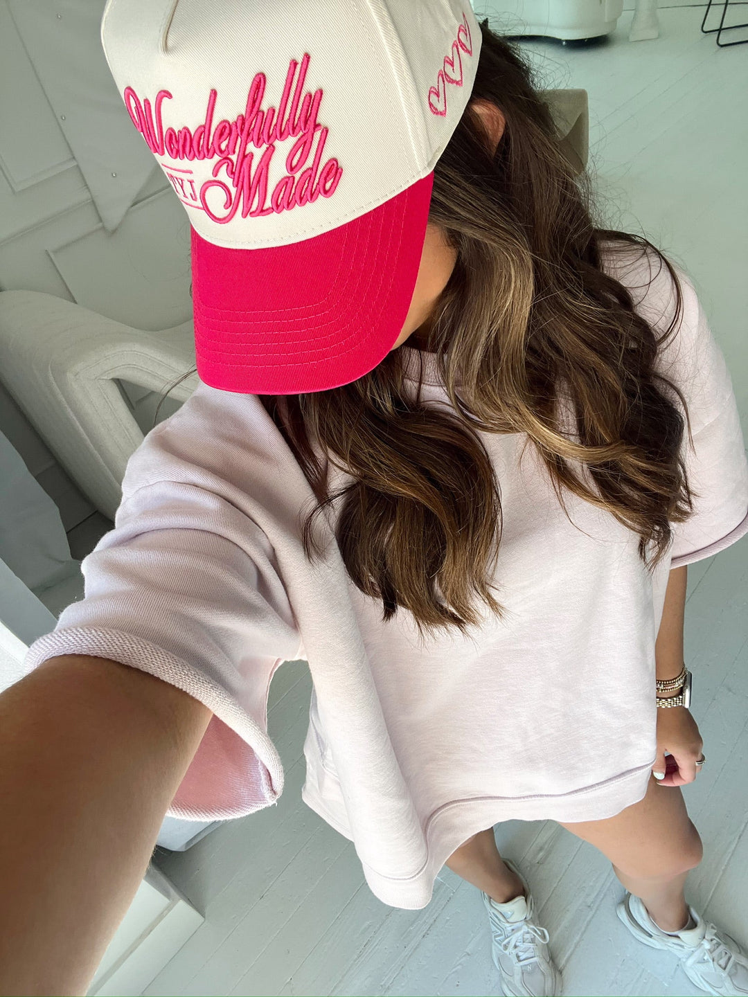 Wonderfully Made - Hot Pink Vintage Trucker Hat