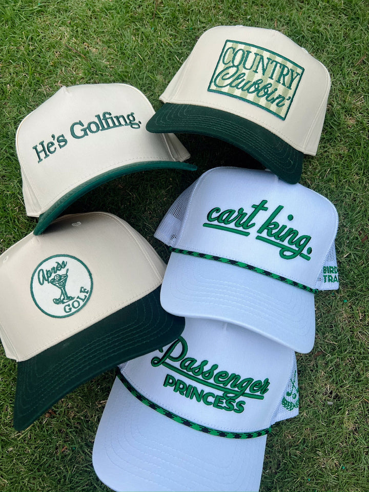 Apres Golf - Green Vintage Trucker Hat