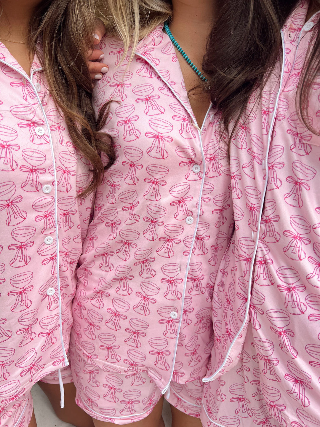 Pink Champagne - Short Pajama Set