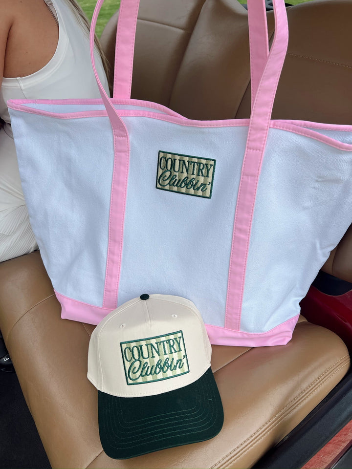 Country Clubbin' - Green Vintage Trucker Hat