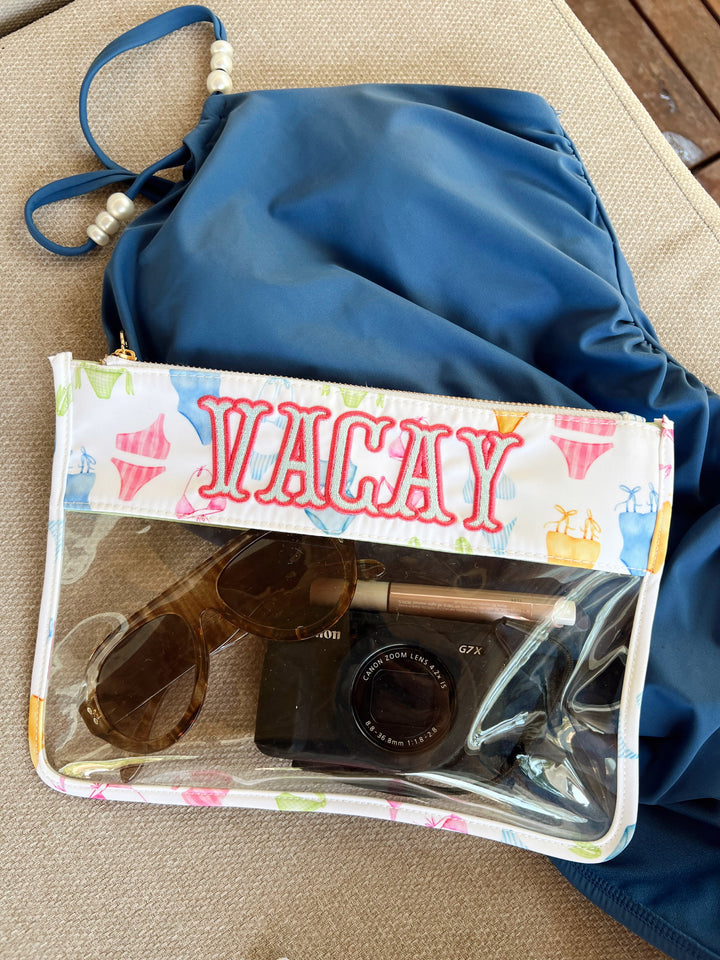 Vacay - Bikinis Clear Pouch