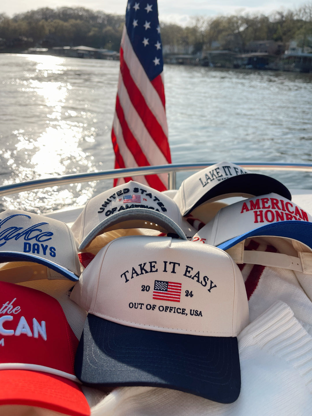 Take it Easy Vintage Trucker Hat