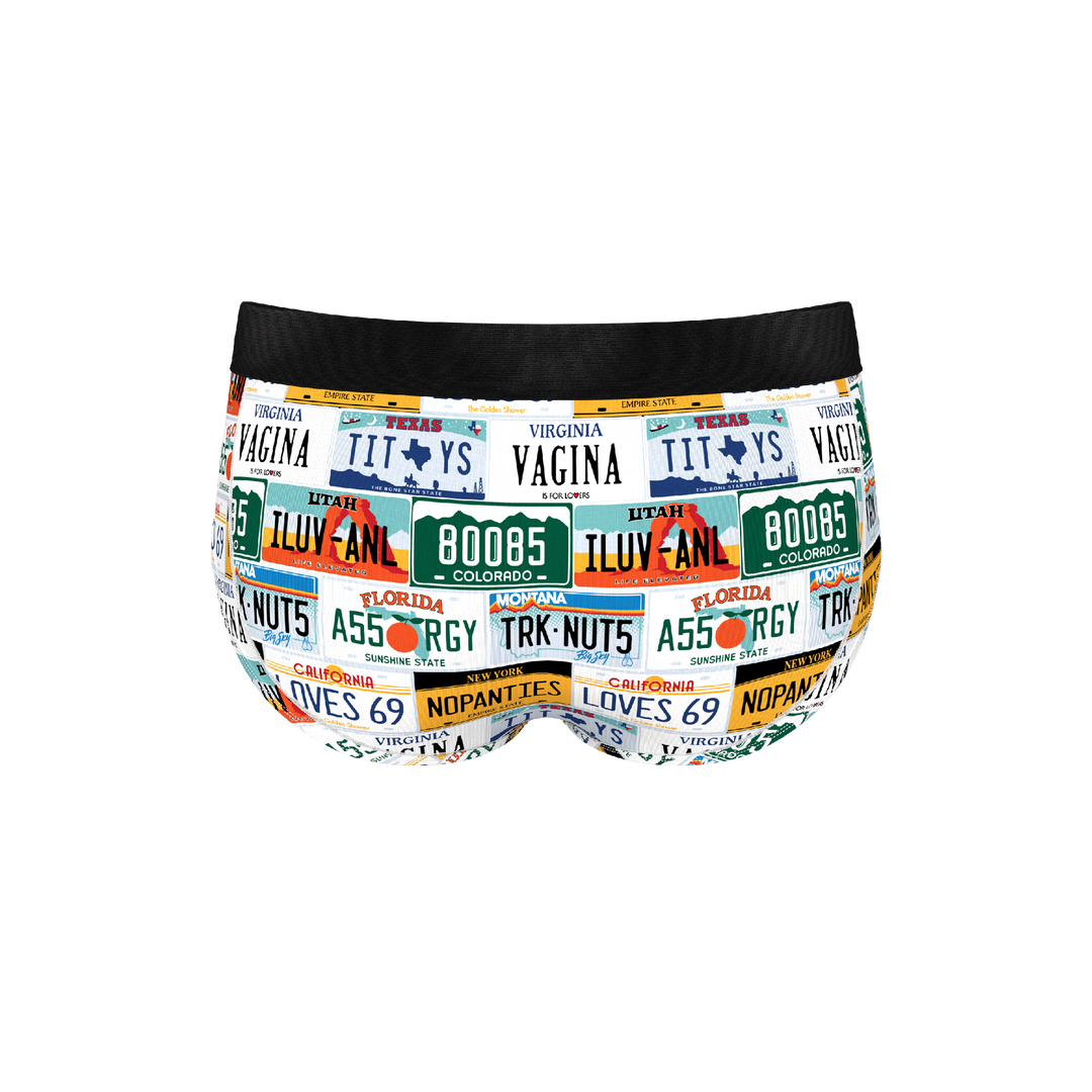 The DMV Catastrophe | License Plates Ball Hammock® Pouch Underwear Briefs