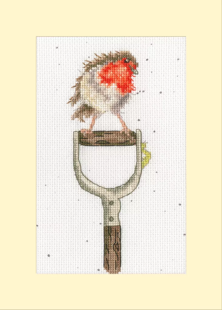 The Gardener's Friend -Thread Pack XGC57-TP Counted Cross Stitch Kit