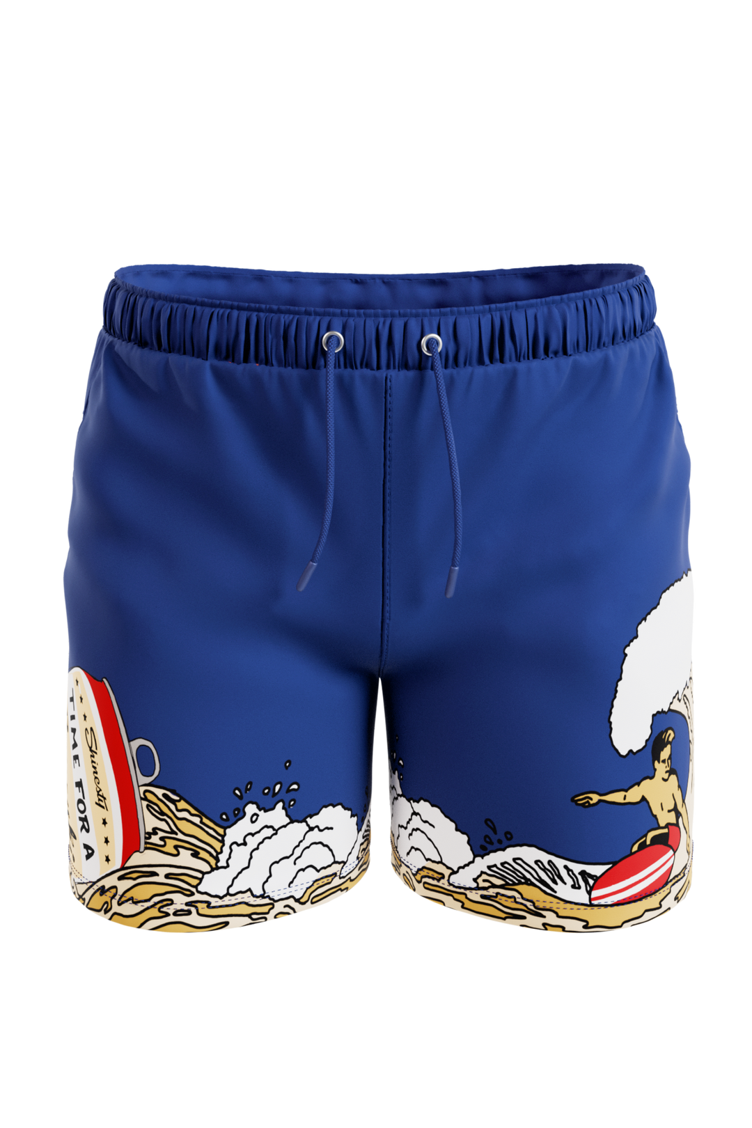 The Tidal Lager | Beer Surfer Ball Hammock® Pouch 8" Swim Trunks