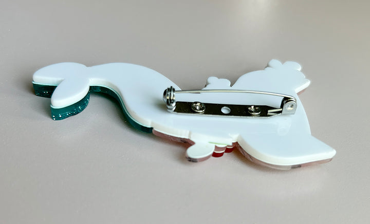 Tiki Merkitty Brooch by Miss Fluff x Lipstick & Chrome