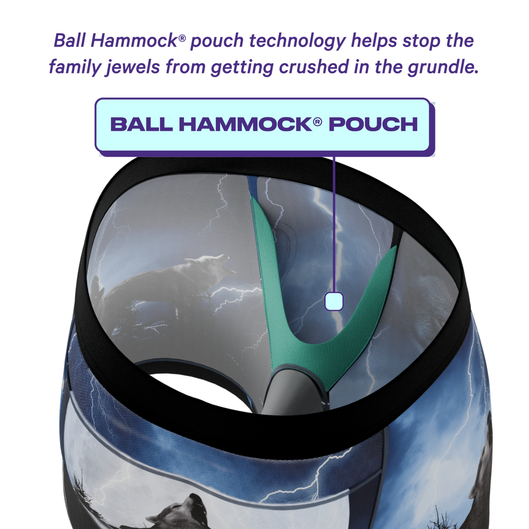 The Truck Stop Classic | Gas Station Wolf paradICE™ Cooling Ball Hammock® Underwear