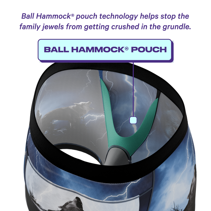The Truck Stop Classic | Gas Station Wolf paradICE™ Cooling Ball Hammock® Underwear