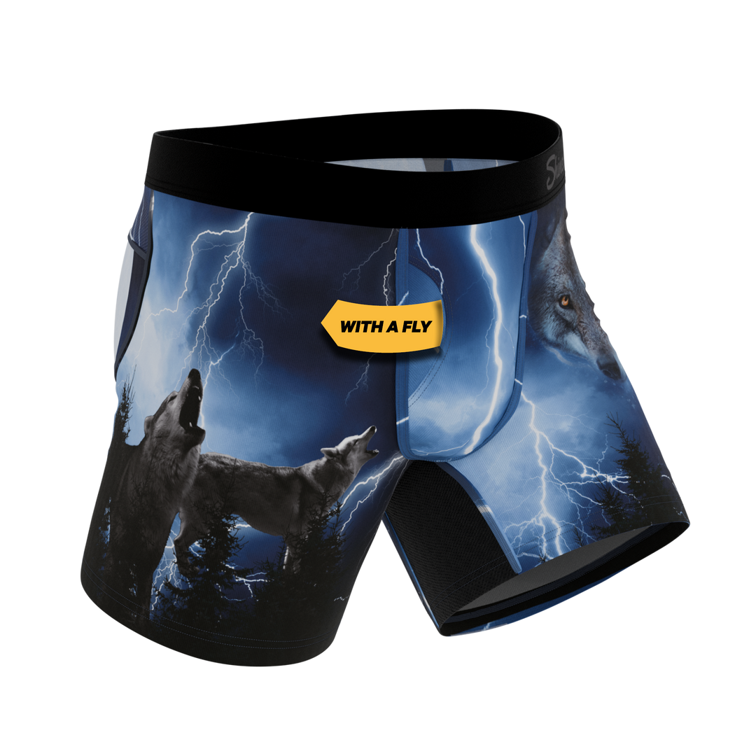 The Truck Stop Classic | Gas Station Wolf paradICE™ Cooling Ball Hammock® Underwear