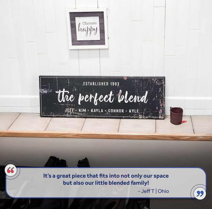 The Perfect Blend Sign III