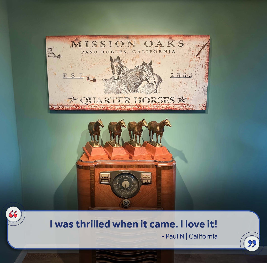 Rustic Horse Ranch Sign III