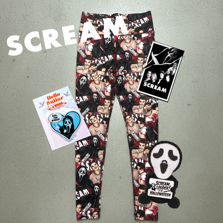 Scream - Exclusively Themed Leggings + Goodies Box (High-quality Handcrafted)