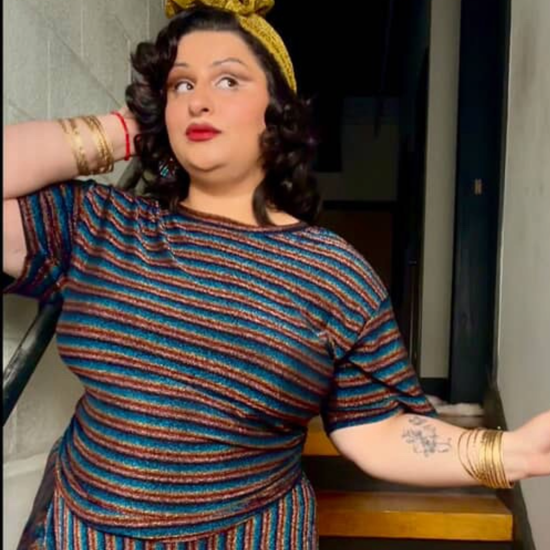 Frankie Skirt in Rainbow Sparkle