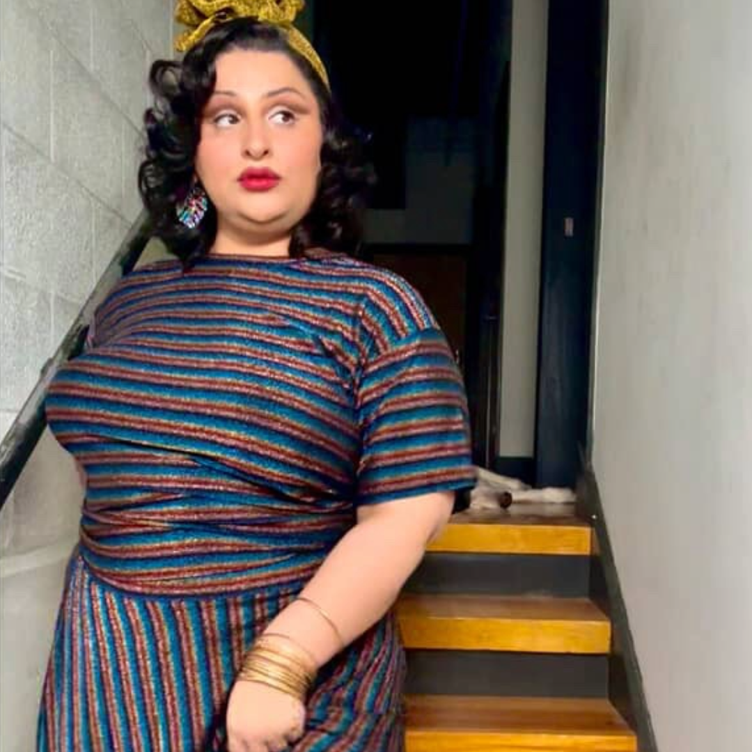 Frankie Skirt in Rainbow Sparkle