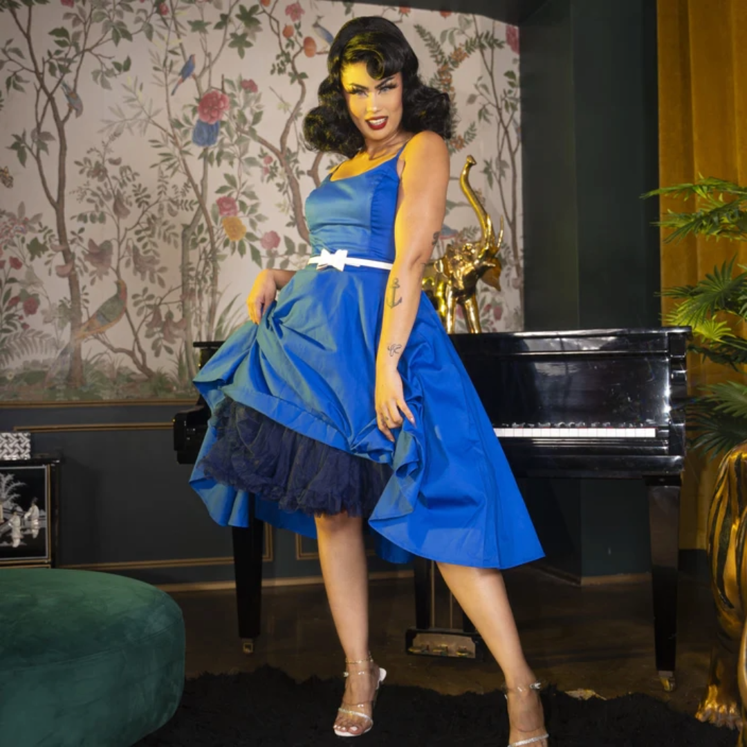 Peggy Retro-Inspired Full Circle Dress