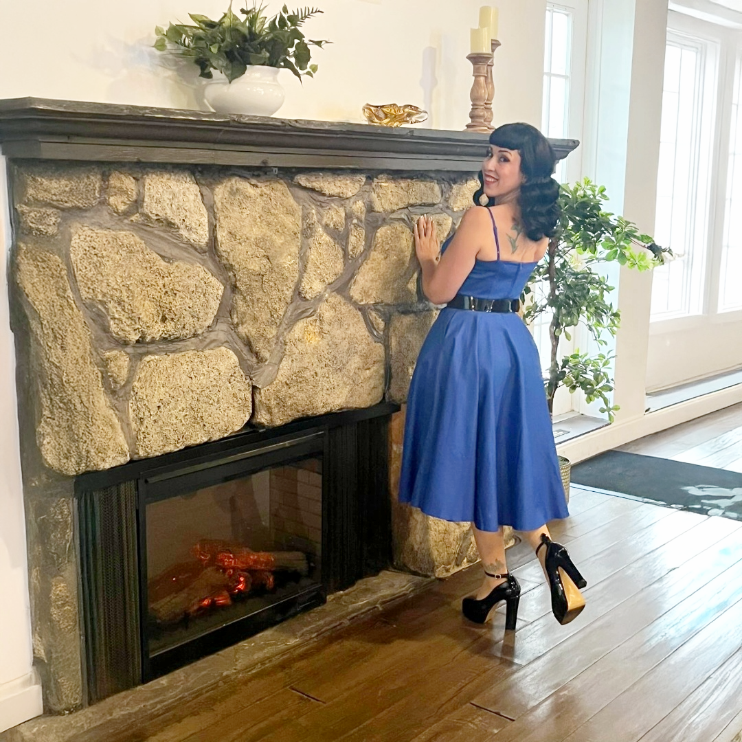 Peggy Retro-Inspired Full Circle Dress