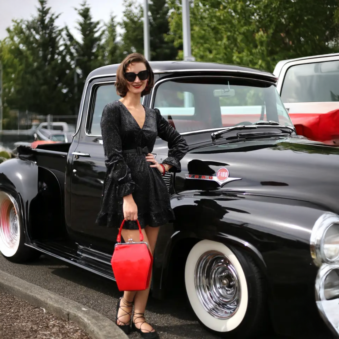 Valerie Mini Dress in Midnight Dazzle