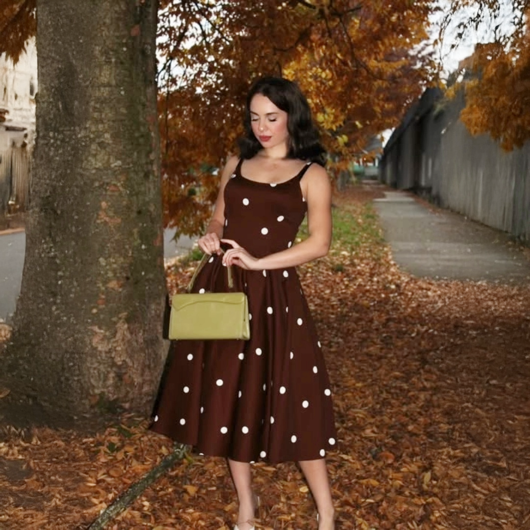 Peggy Retro-Inspired Full Circle Dress