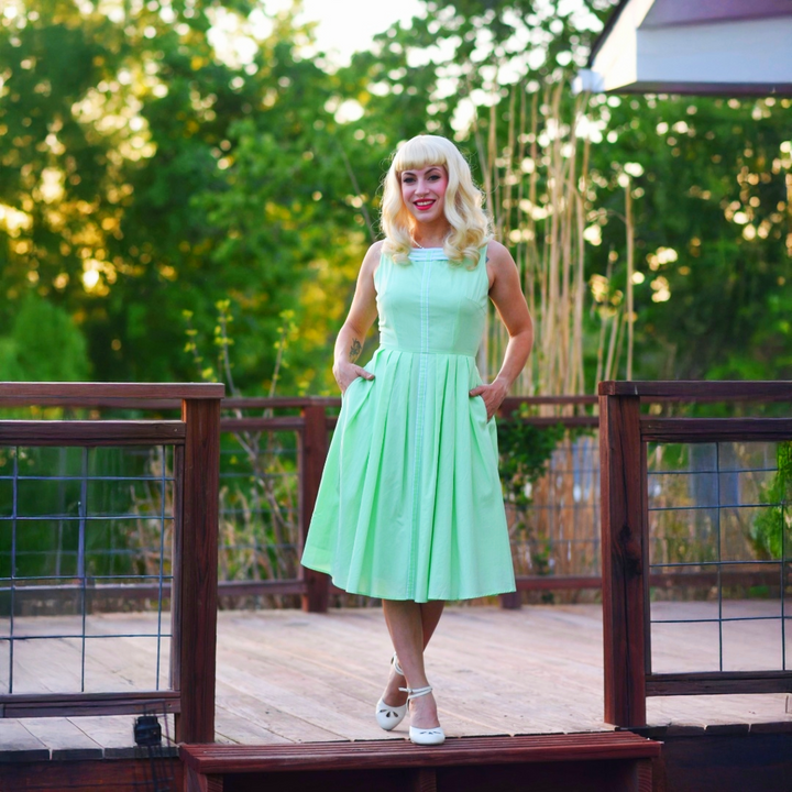 Samantha A-Line 60s-Inspired Dress