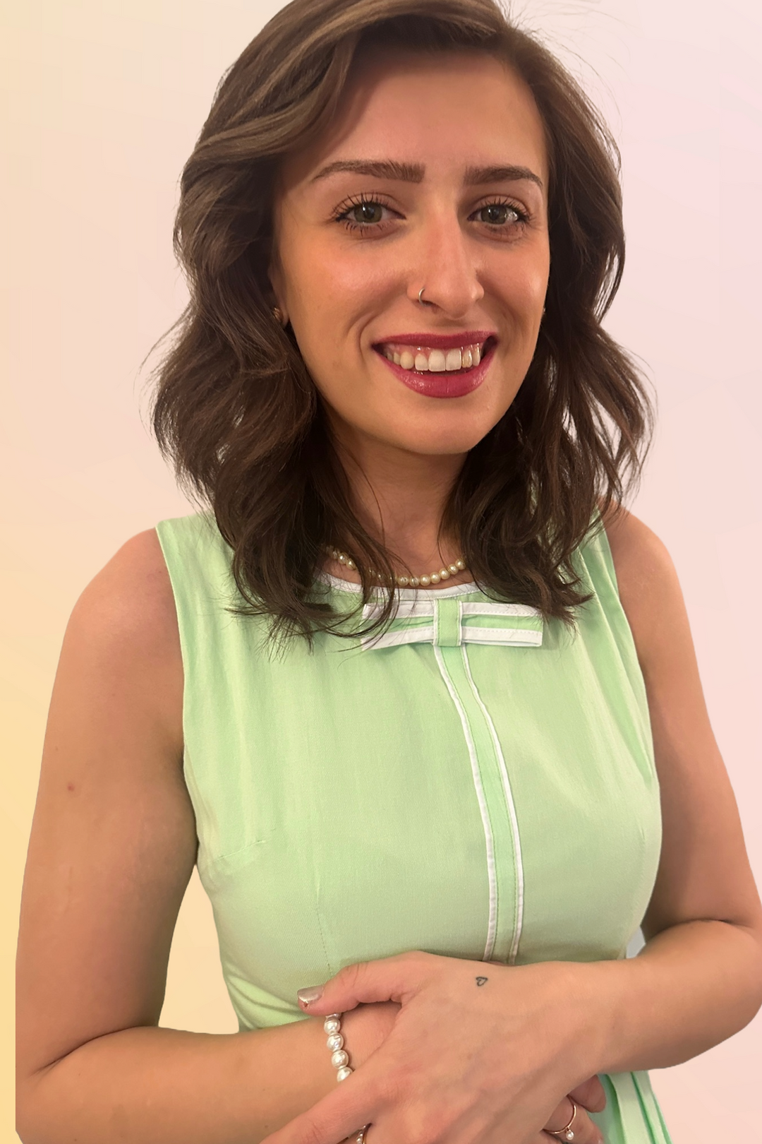 Samantha A-Line 60s-Inspired Dress